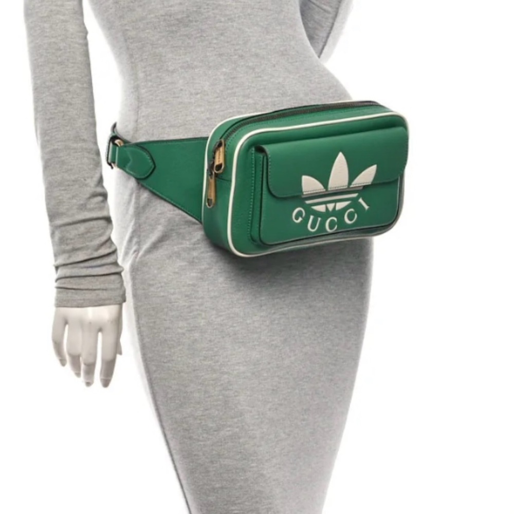Gucci x Adidas Calfskin Leather Belt Bag - Picture 7 of 8